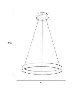 Подвесной светильник, люстра Italux PND-56215D-080RPC-BK-3KS4K-TRDIMM Brasco Up Down Led 2x80W 3000K-4000K 5800Lm IP20  отзывы