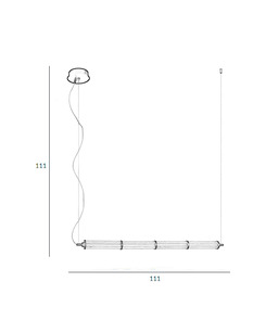 Подвесной светильник, люстра Italux PND-26384-4-GD-CL Sanpo Led 4x11W 3000K 900Lm IP20 Золотой  отзывы
