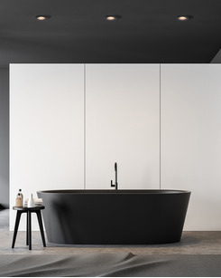 Точечный светильник Italux DL-26385-GU10-BK Antar GU10 1x10W IP44 Bk  описание