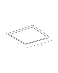 Светильник потолочный  Italux PLF-39573-230S-22W-BL Aleria Led 1x22W 2800K/4000K/6000K 2200Lm IP20  отзывы