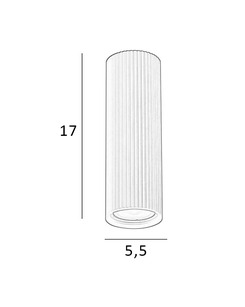 Точковий світильник Italux CLN-83920-M-WH Rilok GU10 1x10W IP20 Wh  опис