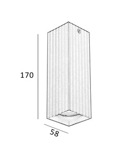Точковий світильник Italux CLN-37492-M-WH Tecno GU10 1x10W IP20 Wh  опис