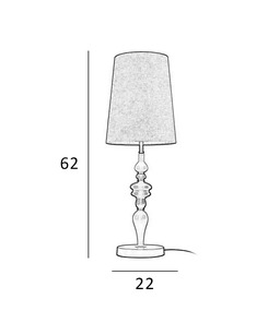 Настольная лампа Italux TB-84678A-AB Moren E27 1x60W IP20  отзывы