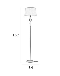 Торшер Italux FL-22374A-BK Nerom E27 1x60W IP20  отзывы