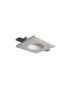 Гіпсовий точковий врізний світильник Oledim 7771368 TS5 GYPSUM GU10 1x10W IP20 Білий