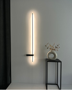 Бра, настінний світильник Nowodvorski 10851 Motive L Led 1x16W 4000K 570Lm IP20 Bl
