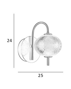 Бра, настенный светильник Italux WL-29038-1-GD Lazie Led 1x5W 500Lm IP20 золотой  отзывы