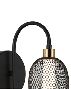 Бра, настенный светильник Italux WL-84283-1-BK Marco Led 1x6W 3000K 310Lm IP20 Bk  купить