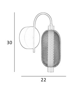 Бра, настенный светильник Italux WL-84283-1-BK Marco Led 1x6W 3000K 310Lm IP20 Bk  характеристики