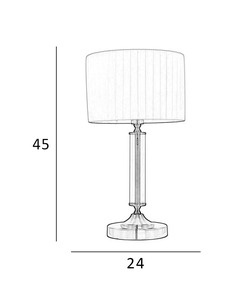 Настольная лампа Italux TB-28343-1 Ferlena E14 1x40W IP20 Бронзовая  отзывы
