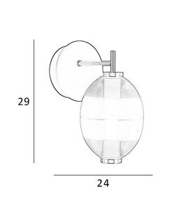 Бра, настенный светильник Italux WL-45372-1-WH-CL Rinot Led 1x8W 3000K 470Lm IP20 Bk  описание
