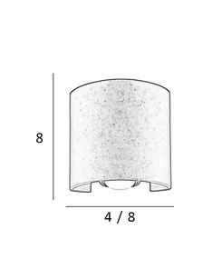 Вуличний світильник Italux OWL-6650-1-WH-3K Ortelo Led 2x2W 3000K 162Lm IP54  відгуки