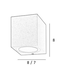 Вуличний світильник Italux OWL-2197-1SQ Genta GU10 1x35W IP54  відгуки