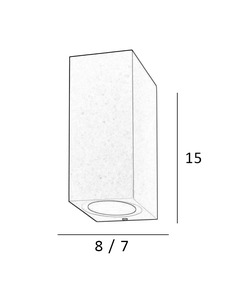 Вуличний світильник Italux OWL-2198-1SQ Genta GU10 2x35W IP54  відгуки