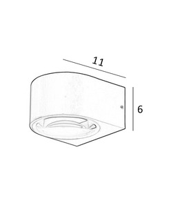Вуличний світильник Italux OWL-8082-3K Pesaro Led 2x10W 3000K 838Lm IP54  купити