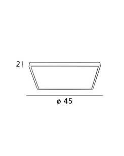 Светильник потолочный  Italux PLF-83625-450S-45W-WH Bastia Led 1x45W 2800K/4000K/6000K 5300Lm IP20  отзывы