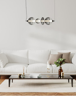Подвесной светильник, люстра Italux PND-24352-36W-BK-SG Sonte Led 1x36W 3000K 4425Lm IP20 дымчатый  отзывы