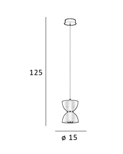 Подвесной светильник, люстра Italux PND-83949-1-BK Tica Led 1x8W 3000K 430Lm IP20 Белый  отзывы