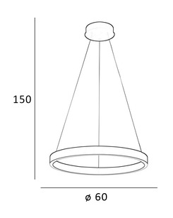 Подвесной светильник, люстра Italux PND-56215-060RPC-WH-3KS4K-TRDIMM Brasco Down Led 1x40W 3000K-4000K 3100Lm IP20  отзывы