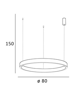 Подвесной светильник, люстра Italux PND-56215-080RPP-BK-3KS4K-TRDIMM Brasco Down Led 1x60W 3000K-4000K 4500Lm IP20  отзывы