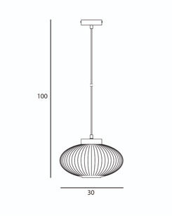 Подвесной светильник, люстра Italux PND-52376-1-GD Groste E27 1x40W IP20 Золотой  купить