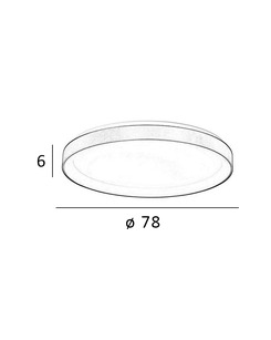 Светильник потолочный  Italux PLF-53675-078RC-WH-3KS4K-TRDIMM Vico Led 1x60W 3000K/4000K 5300Lm IP20  отзывы