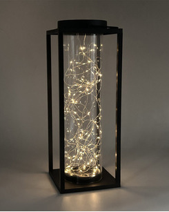 Уличный портативный светильник на солнечной батарее Goldlux 329462 Glamor LED 3000K IP44 черный