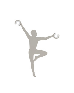 Декоративная ручка для регулировки кабеля Nowodvorski 11796 Acrobat светло-серая