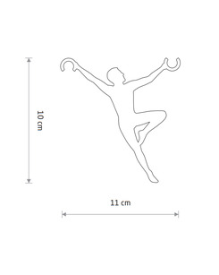 Декоративная ручка для регулировки кабеля Nowodvorski 11797 Acrobat черная