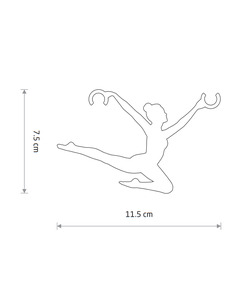 Декоративна ручка для регулювання кабелю Nowodvorski 11802 Ballerina чорна