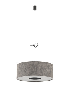 Подвесной светильник, люстра Nowodvorski 11674 Lago M E27 1x25W IP20 серый