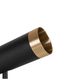 Светильник поворотный, спот Goldlux 326003 Fado GU10 3x10W IP20 черный