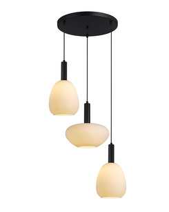 Подвесной светильник, люстра Italux PND-23541-3-BK-OP Gater E27 3x40W IP20 черный