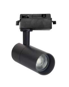 Трековий світильник Goldlux 329042 Shark LED 1x10W 4000K 850Lm IP20 чорний