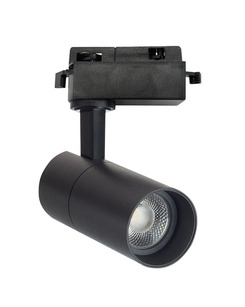 Трековий світильник Goldlux 329066 Shark LED 1x20W 4000K 1700Lm IP20 чорний