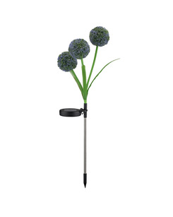 Уличный светильник на солнечной батарее Goldlux 329516 Allium Color LED 6500K IP44 зеленый