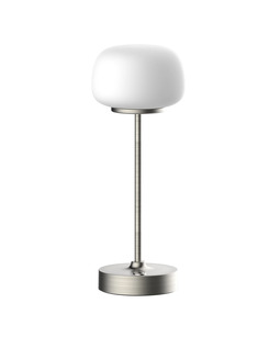 Настільна лампа з акумулятором Goldlux 329868 Rimini LED 1x1,8W 2700K 150Lm IP20 срібляста