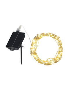 Гирлянда на солнечной батарее Goldlux 330222 LED 3000K IP44 белая