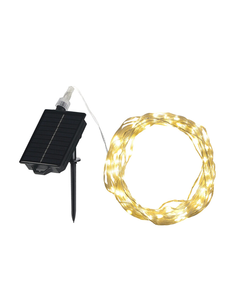 Гірлянда на сонячній батареї Goldlux 330222 LED 3000K IP44 біла