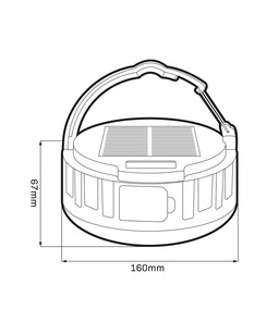 Уличный светильник на солнечной батарее Goldlux 330949 K3 LED 1x2W 6500K 250Lm IP44 белый