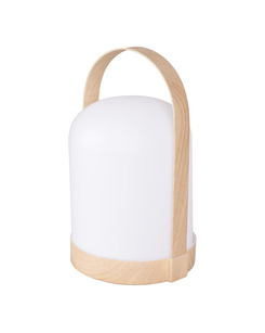 Настільна лампа на батарейках Goldlux 330642 Minorka LED 1x0.3W 3000К+RGB IP20 біла